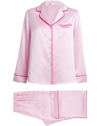 Manitu - Mulberry Silk Macaron Pyjamas - Lyst