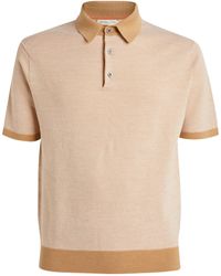 Johnstons of Elgin - Merino Wool Polo Shirt - Lyst