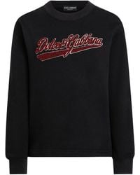 Dolce & Gabbana - Cotton Graphic Sweatshirt - Lyst