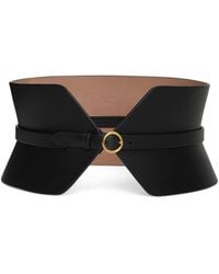 Alaïa - Leather Bustier Belt - Lyst
