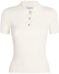 Claudie Pierlot - Knitted Polo Shirt - Lyst