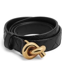 Bottega Veneta - Leather Knot Belt - Lyst