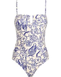 Jonathan Simkhai - Shell Print Ottilie Swimsuit - Lyst