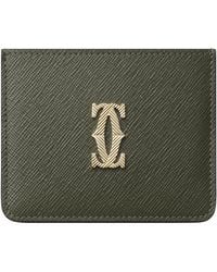 Cartier - Leather C De Card Holder - Lyst