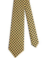 dunhill - Mulberry Silk Geometric Tie - Lyst