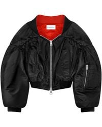 Givenchy - Cropped Cocoon Bomber Jacket - Lyst