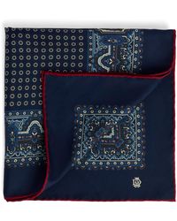 dunhill - Silk Printed Neckerchief - Lyst
