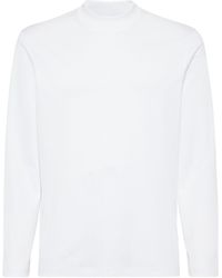 Brunello Cucinelli - Cotton Jersey T-shirt - Lyst