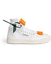 Off-White c/o Virgil Abloh - Leather 3.0 Off Court High-top Sneakers - Lyst