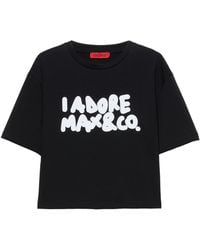 MAX&Co. - X Pietro Terzini Printed T-Shirt - Lyst