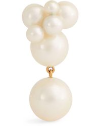 Sophie Bille Brahe - Yellow Gold And Pearl Ensemble Single Earring - Lyst