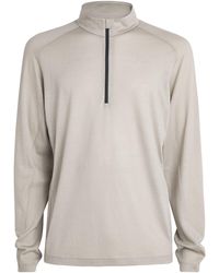 Sease - Virgin Wool Quarter-Zip Sweatshirt - Lyst