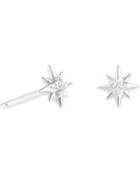 Astrid & Miyu - And Topaz Star Earrings - Lyst