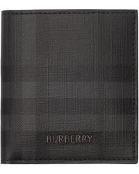 Burberry - City Check Folding Card Holder - Lyst