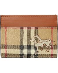 Burberry - Check Mates Card Holder - Lyst