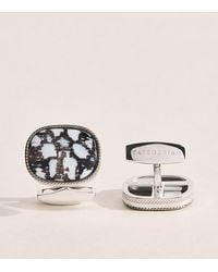 Tateossian - Sterling And Fossil Palm Cufflinks - Lyst