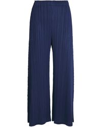 Pleats Please Issey Miyake - Monthly Colors February Wide-Leg Trousers - Lyst