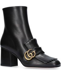 black gucci boots womens