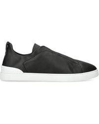 ZEGNA - Shearling Triple Stitch Secondskin Sneakers - Lyst