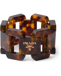 Prada - Plexiglass Logo Bracelet - Lyst
