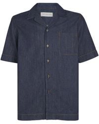 Dries Van Noten - Denim Short-Sleeve Shirt - Lyst