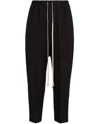 black drawstring sweatpants