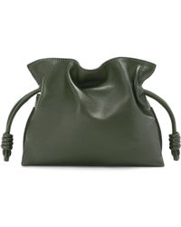 Loewe - Mini Leather Flamenco Purse - Lyst