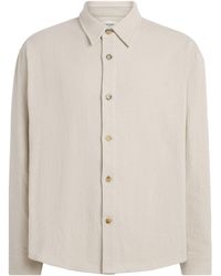 FRAME - Textured Overshirt - Lyst