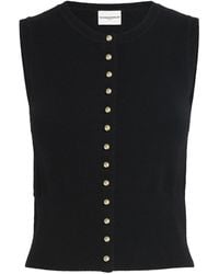 Claudie Pierlot - Wool Sleeveless Cardigan - Lyst