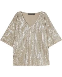 Marina Rinaldi - Sequin-Embellished Torbole Blouse - Lyst