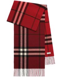 Burberry - Cashmere Gradient Check Scarf - Lyst
