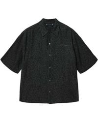 AllSaints - Organic Cotton-Linen Leopardo Shirt - Lyst