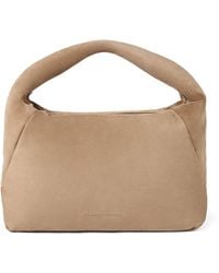 Brunello Cucinelli - Suede Duo Top-Handle Bag - Lyst