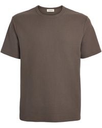 FRAME - Cotton Jacquard T-Shirt - Lyst