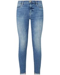 FRAME - Le High Skinny Raw Stager Jean - Lyst