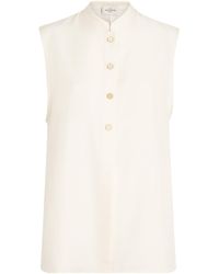 LeKasha - Silk Sleeveless Abydos Shirt - Lyst