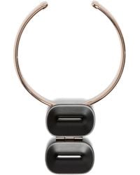 Max Mara - Ebony Pinza Choker Necklace - Lyst