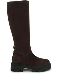 Kurt Geiger - Suede Stomp Sock Knee-High Boots 50 - Lyst