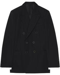 Givenchy - Wool Double-Breasted Blazer - Lyst