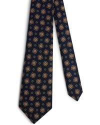 dunhill - Mulberry Silk Printed Tie - Lyst