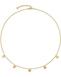 Monica Vinader - Vermeil Mv Siren Muse Station Chain Necklace - Lyst