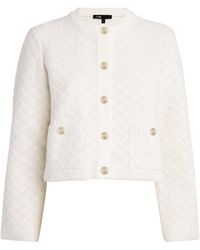 Maje - Tweed-Effect Cardigan - Lyst