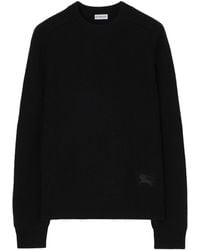 Burberry - Cashmere Ekd-Embroidered Sweater - Lyst