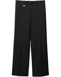 Burberry - Wool-silk Tailored Trousers - Lyst