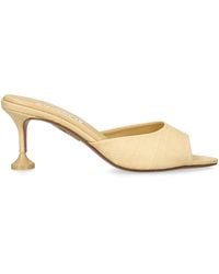Aquazzura - Woven Bisous Mules 65 - Lyst