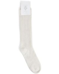 Eleventy - Wool-Blend Ribbed Socks - Lyst