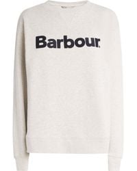 Barbour - Logo Hartland Sweatshirt - Lyst
