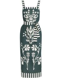 Eres - Cotton-Silk Lakshya Midi Dress - Lyst