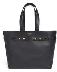 Thom Browne - Leather Cabas Tote Bag - Lyst