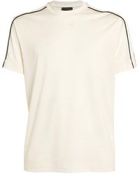 Emporio Armani - Logo Taping T-shirt - Lyst